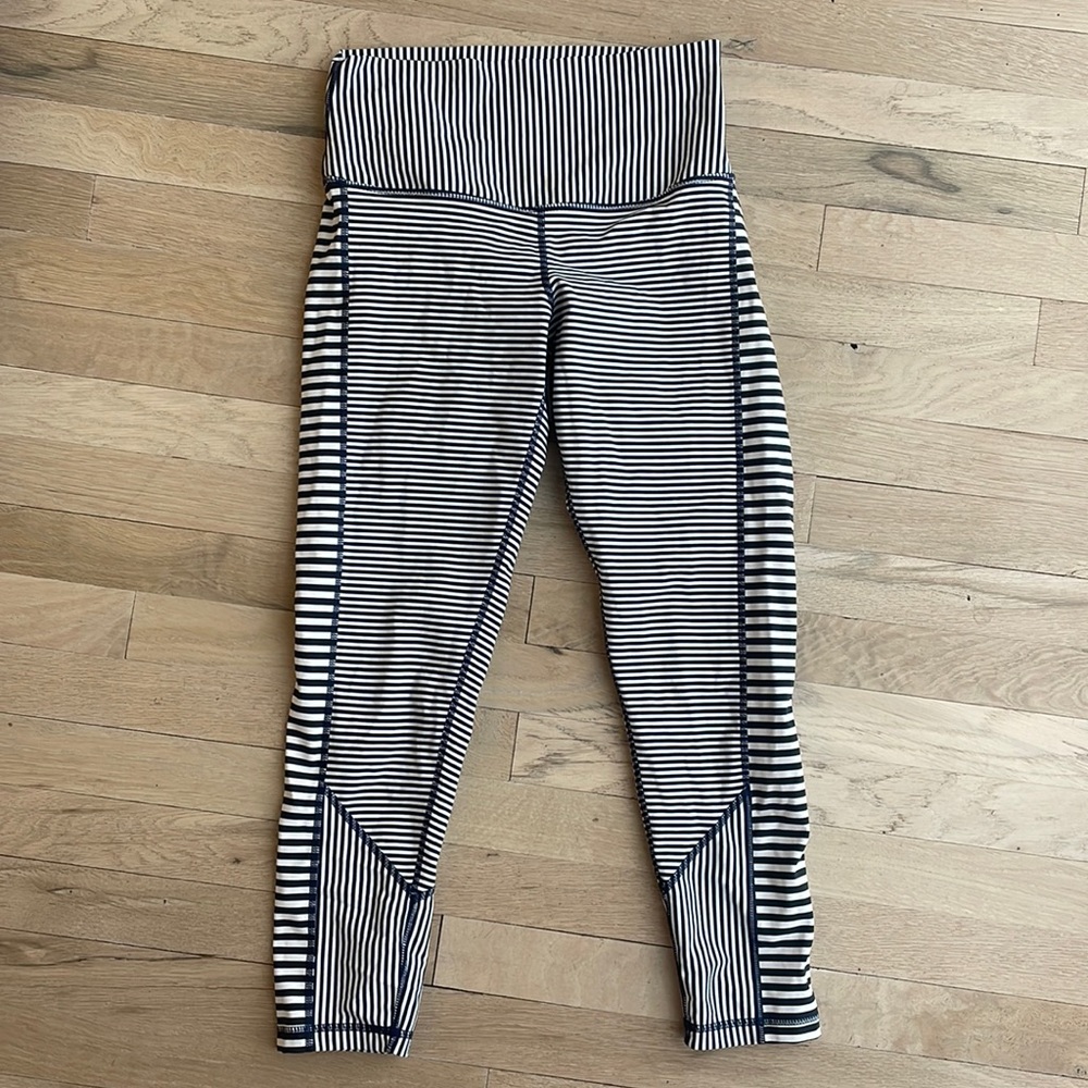 DYI striped leggings